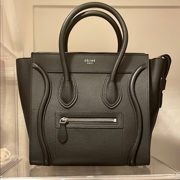 Celine Black Micro Tote - Picture 1 of 6